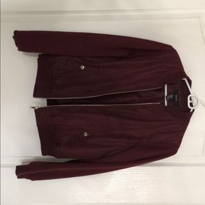 Burgundy jacket